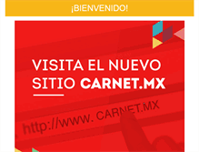 Tablet Screenshot of carnet.com.mx